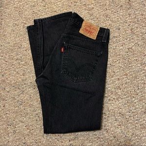 Vintage black Levi’s 501s